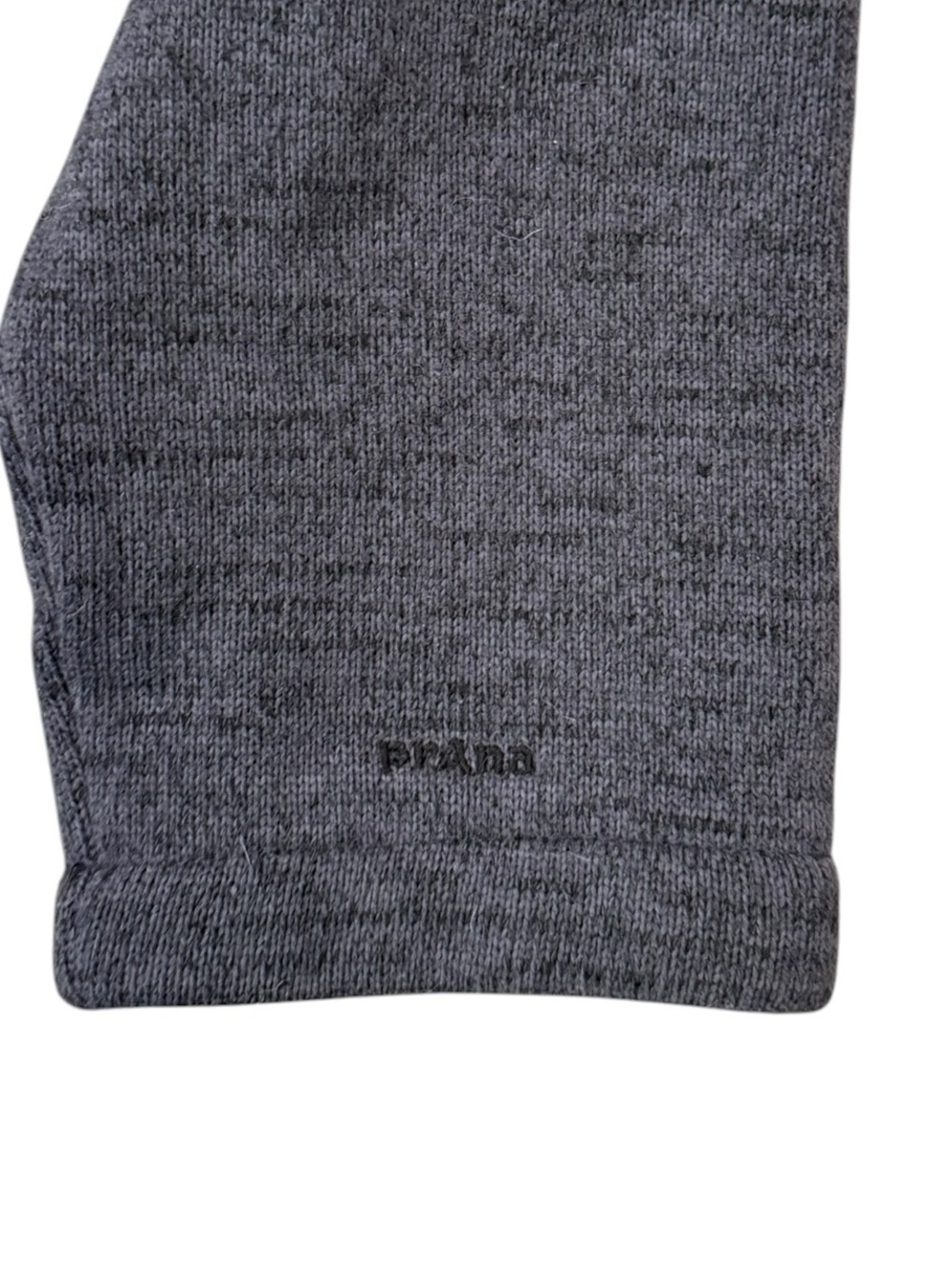 prAna Polartec Tri Thermal Threads Henley Large Charcoal Gray Pullover Outdoor - Picture 6 of 13